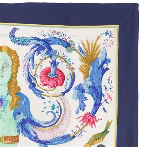 hermes vintage ceres scarf hrms5050|hermes scarf resale.